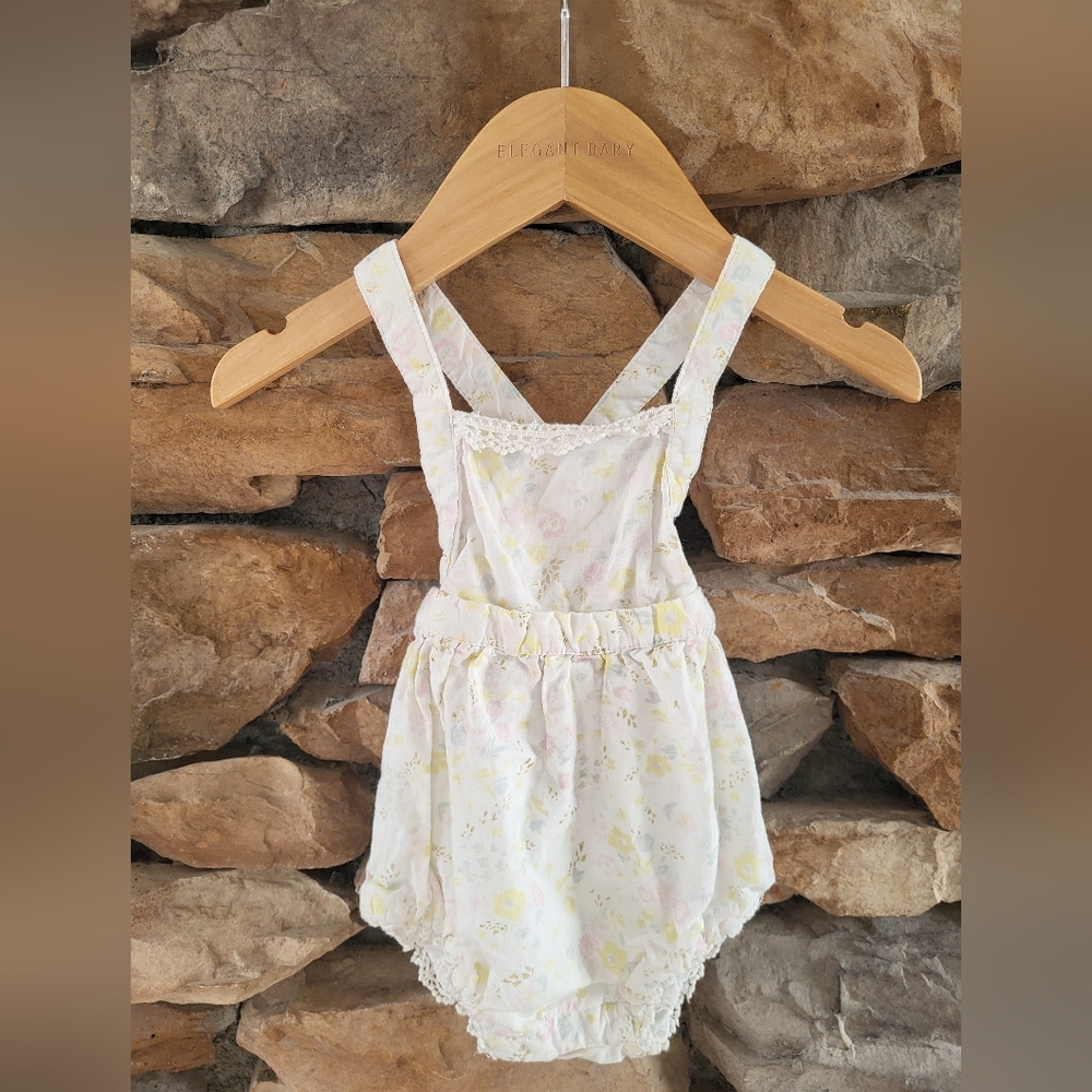 Piper & Posie Cottage Bubble Romper For Baby Girl